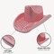 4E's Novelty Light Up Pink Cowgirl Hat - Cowgirl Hat with Sequins, Disco Cowgirl Hat for Women & Teens